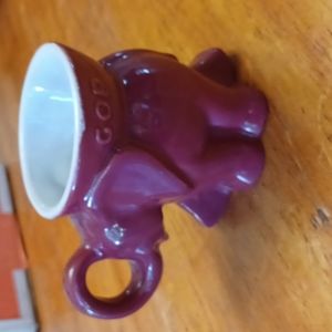 Frankoma Red Elephant mug